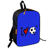Набір дитячий Футбол рюкзак рюкзак 36х27см сумка-бананка, кружка з принтом для хлопчика (01608), фото 2