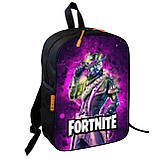 Набір дитячий Fortnite рюкзак 36х27см сумка-бананка, кружка з принтом для хлопчика (01599), фото 2