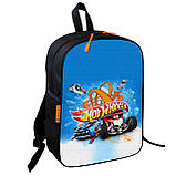 Набір дитячий Хот Вілс «Hot Wheels» рюкзак 36х27см сумка-бананка, кружка з принтом для хлопчика (01615), фото 2