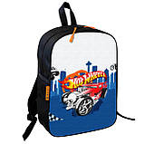 Набір дитячий Хот Вілс «Hot Wheels» рюкзак 36х27см сумка-бананка, кружка з принтом для хлопчика (01614), фото 2
