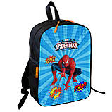 Набір дитячий Людина Павук «Spider-Man» рюкзак 36х27см сумка-бананка, кружка з принтом для хлопчика (01622), фото 2