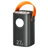Зовнішній акумулятор PowerBank REMAX RPP-123 60000 mAh /QC 22.5W+PD 27W Fast Charge/ліхтарик/DarkGrey/