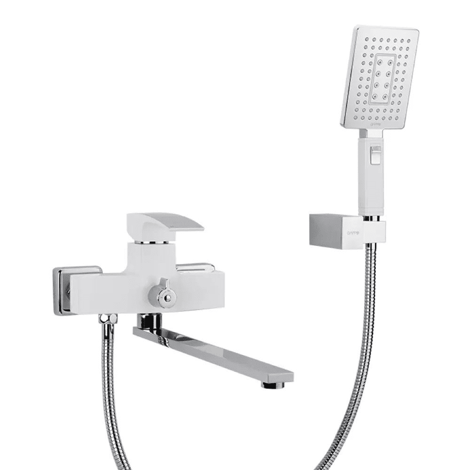 Смеситель для ванны GAPPO G2207-7, белый/хром
