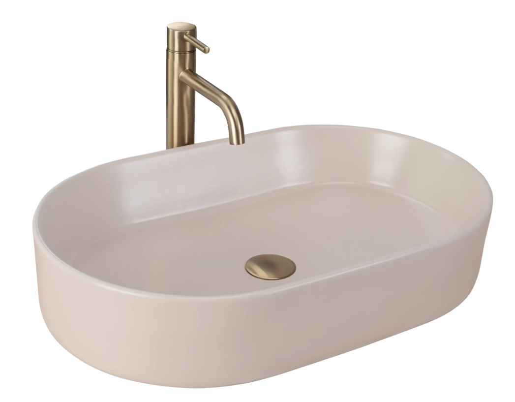 Умивальник (раковина) REA NADIA 60 BEIGE MATT накладний