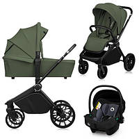 Універсальна коляска 3 в 1 Lionelo MIKA  PLUS 3IN1 GREEN OLIVE