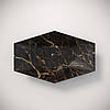 Умивальник (раковина) VBI VENEZIA S MARBLE BLACK MATT накладний, фото 7