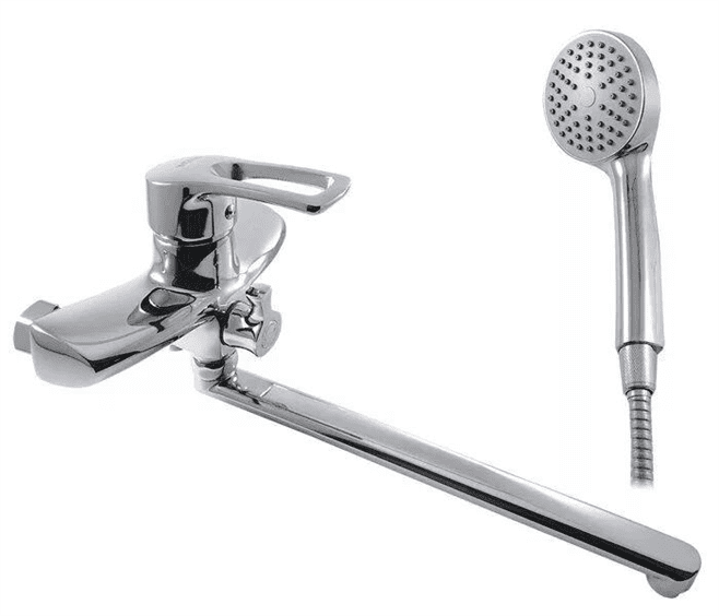 Смеситель для ванны WEZER JXD7-B181, хром