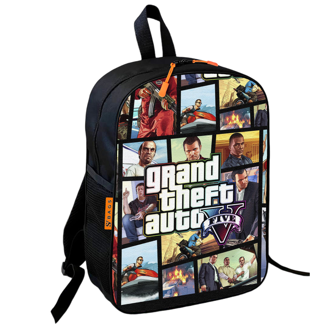 Рюкзак шкільний дитячий 36х27см GTA «Grand Theft Auto» для хлопчика (0869)