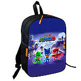 Набір дитячий Герої в Масках рюкзак 36х27см сумка-бананка, кружка з принтом для хлопчика (01636), фото 2