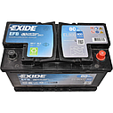Акумулятор 80Аг 800A 12В R+ EXIDE EL800 Start-Stop EFB 6СТ-80, фото 3