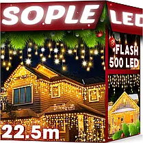 Вулична гірлянда бахрома 22.5 м 500 LED, фото 3