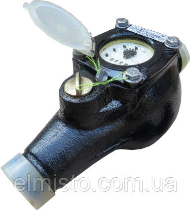 Лічильник СКМ40, ВСКМ16/40 Dn40 1 1/2" з КМЧ-крильчастий багатоструменевий на холодну воду, фото 1