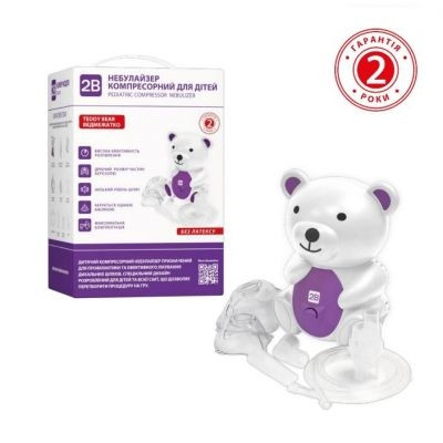 Інгалятор небулайзер компресорний 2B модель Teddy Bear