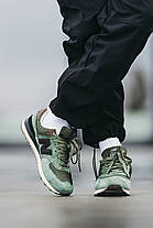 Чоловічі Кросівки New Balance 574 Green Black Brown / Нью Белaнс 574 Зелені з Чорним та Коричневим, фото 6