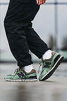 Чоловічі Кросівки New Balance 574 Green Black Brown / Нью Белaнс 574 Зелені з Чорним та Коричневим, фото 4