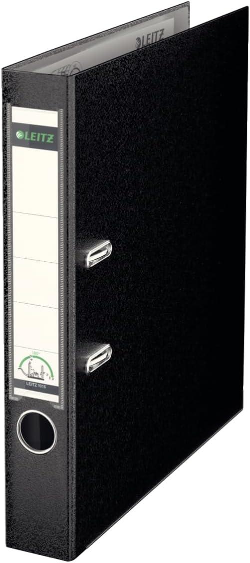 Папка-реєстратор Leitz 180° Lever Arch Poly 50 мм A4 чорна