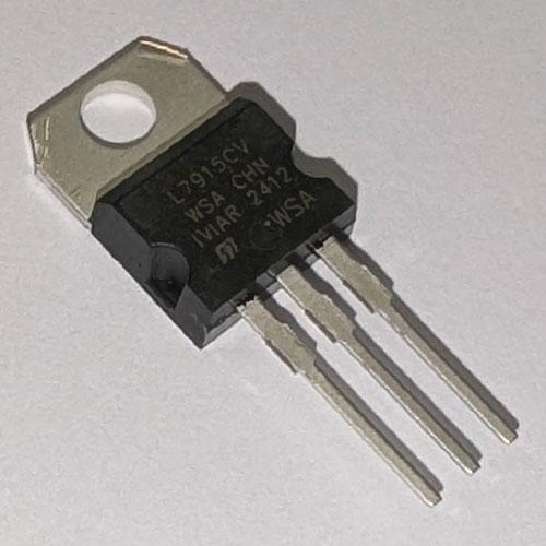 L7915CV стабілізатор напруги -15В TO220 Китай, фото 1