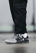 Чоловічі Кросівки New Balance 574 Grey Black / Нью Белaнс 574 Сірі з Чорним, фото 3