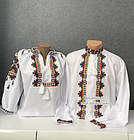 Парні гуцульські вишиванки (для чоловіка та жінки) "Сімейна"