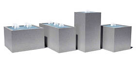 Бетонний фонтан "Куб" для вулиці, саду, дачі та тераси