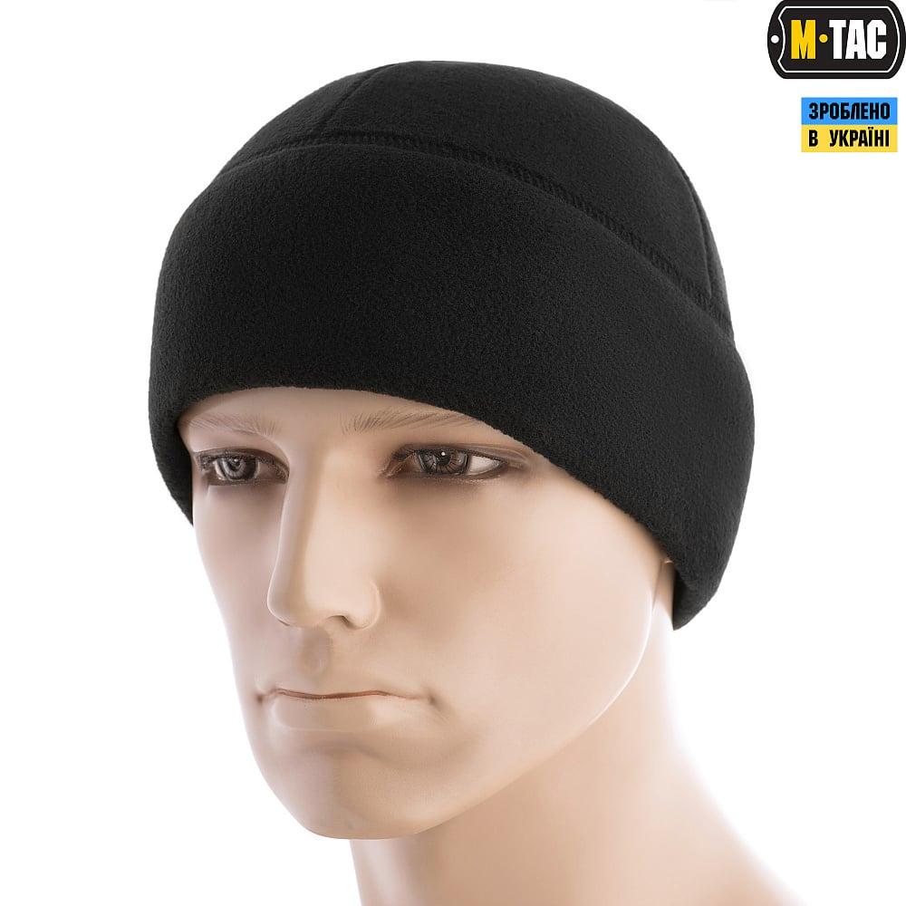 M-Tac шапка Watch Cap фліс (260 г/м2) with Slimtex Black