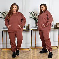 Теплий спортивний костюм батал, фото 3