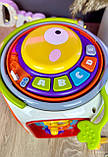 Музичний мультибокс 6215 центр куб мелодії, звукові ефекти, підсвічування, пальчикові ігри, фото 5