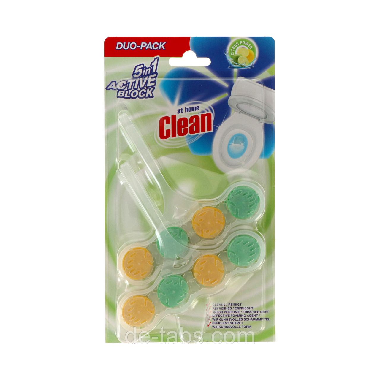 At Home Clean туалетний блок Citrus 2 х 45 г Дуопак