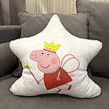 Подушка нічник Свинка Пепа — світильник подушка Пеппа — дитяча подушка Pig Peppa, фото 4