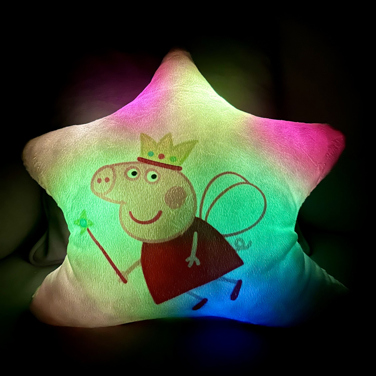 Подушка нічник Свинка Пепа — світильник подушка Пеппа — дитяча подушка Pig Peppa