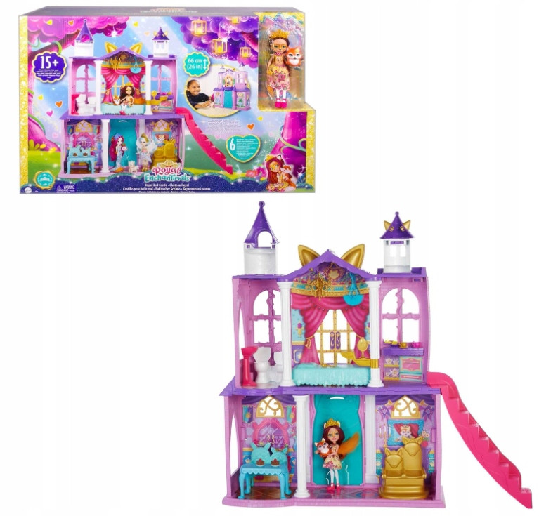 Ігровий набір Enchantimals Royal Palace Felicity Fox Королівський замок лисички Фелісіті Оригінал