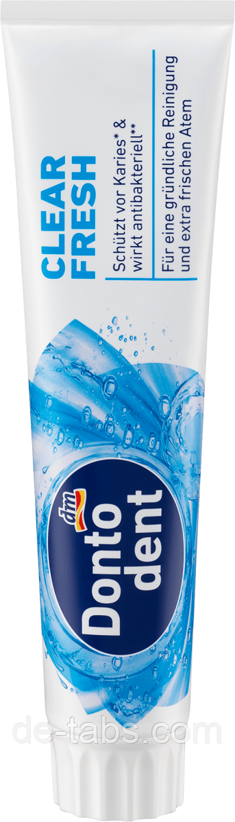 Dontodent Clear Fresh зубна паста 125мл ( свіжість)