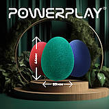 Набір силіконових еспандерів-яйце (тренажер для кисті) PowerPlay PP-4340 Power Grip Set (набір 3 шт.), фото 10