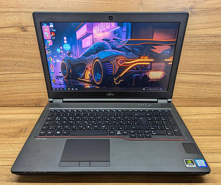Б/в Ноутбук Fujitsu Celsius H780 15.6" 1920x1080| Core i7-8750H| 48 GB RAM| 512 GB SSD| Quadro P600 4GB, фото 1