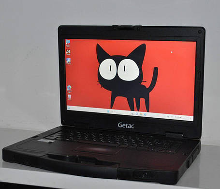 Б/в Напівзахищений ноутбук Getac S410 G2 14" 1366x768 Touch| i3-7100U| 32GB RAM| 256GB SSD| HD 620| Дві АКБ, фото 1