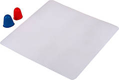 Набір для роботи з клейовим пістолетом MASTERTOOL — килимок 20х20 см, 2 наперстки 42-0161