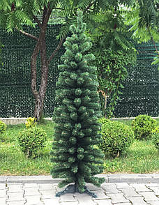 Новорічна штучна ялинка-олівець вузька 160 см зелена