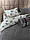Зимовий комплект постільної білизни двосторонній Wooden Gri євро Туреччина, фото 6