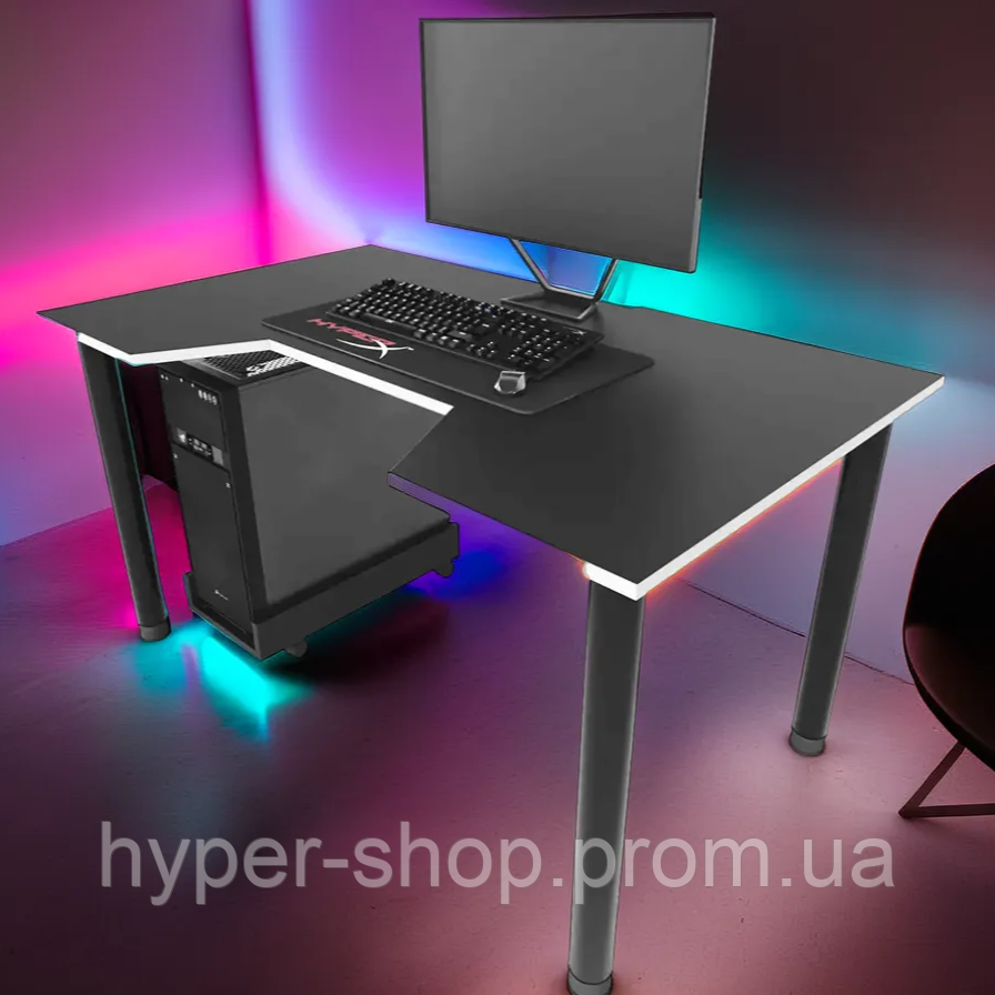Современный геймерский стол для пк геймеров с вырезом, удобный игровой ...