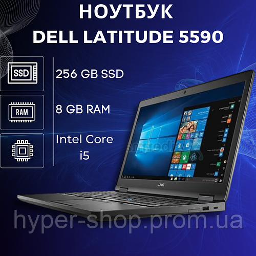 Надійний ноутбук Dell з 8 GB RAM 256 GB SSD для навчання, легкий ...