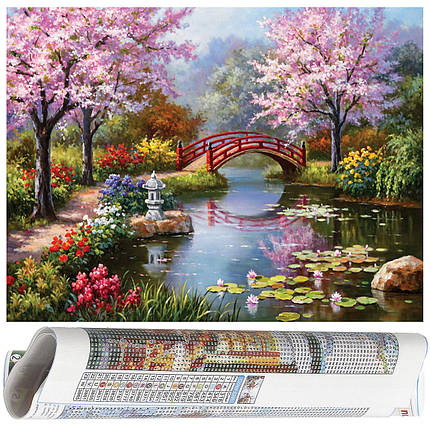 Набір алмазної мозаїки (вишивки) Springos 40 x 30 см DP0017, фото 1