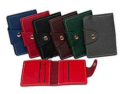 Обкладинка для паспорту М266 на кнопці 7,5*10 см ТМ КИТАЙ