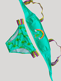 РОЗНКупальник для девочек Samegame 563 Каролинка мята (В НАЛИЧИИ ТОЛЬКО 34 36 38 40 42 УКР р-ры )