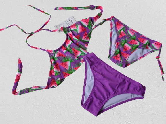 Купальник 2 плавок Samegame 569 Долька фиалка (В НАЛИЧИИ ТОЛЬКО 34 36 38 40 42 УКР р-ры)