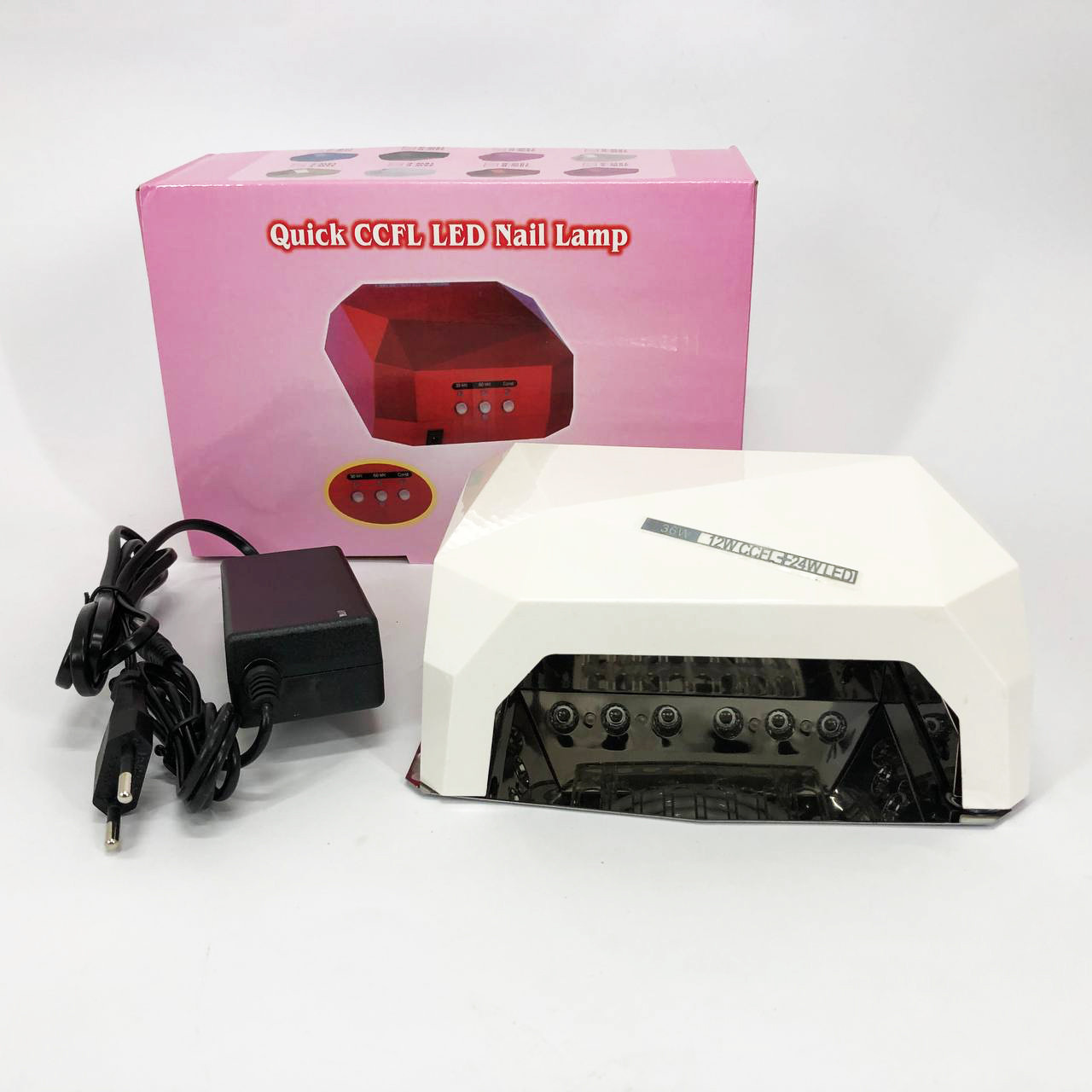 Лампа для нарощування нігтів UV LAMP CCF+LED, Світлодіодна сушарка для гель лаку, Сушарка IN-780 для лаку