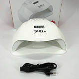 Манікюрна лед лампа для професійного використання, Зручна лампа для сушіння гель-лаку DB-68, фото 5