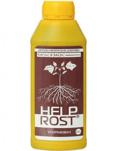 ХЕЛПРОСТ HELPROST Укорінювач,
органо-мінеральне добриво, фасування 0,5л, БТУ-Центр