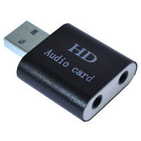 Оригінал! Звукова плата Dynamode USB-SOUND7-ALU black - Вища Якість!