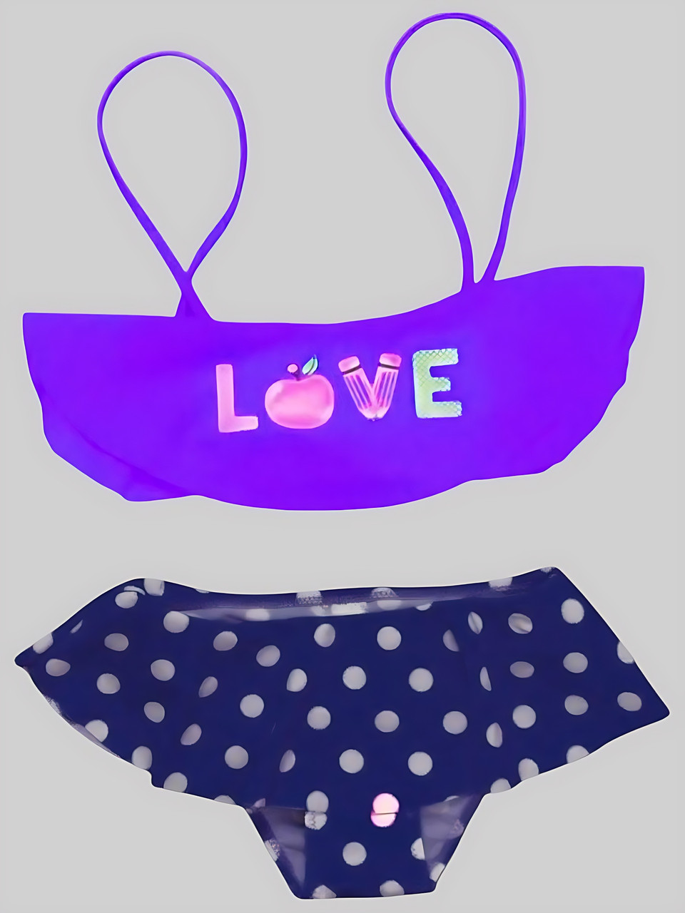 Купальник раздельный Fuba 7768 Лав фиалка(В НАЛИЧИИ ТОЛЬКО 28 30 32 34 36 УКР р-ры )