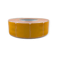 Стрічка світловідбивна 5,5 cм х 1 м жовта (сегментований тип) SKADI